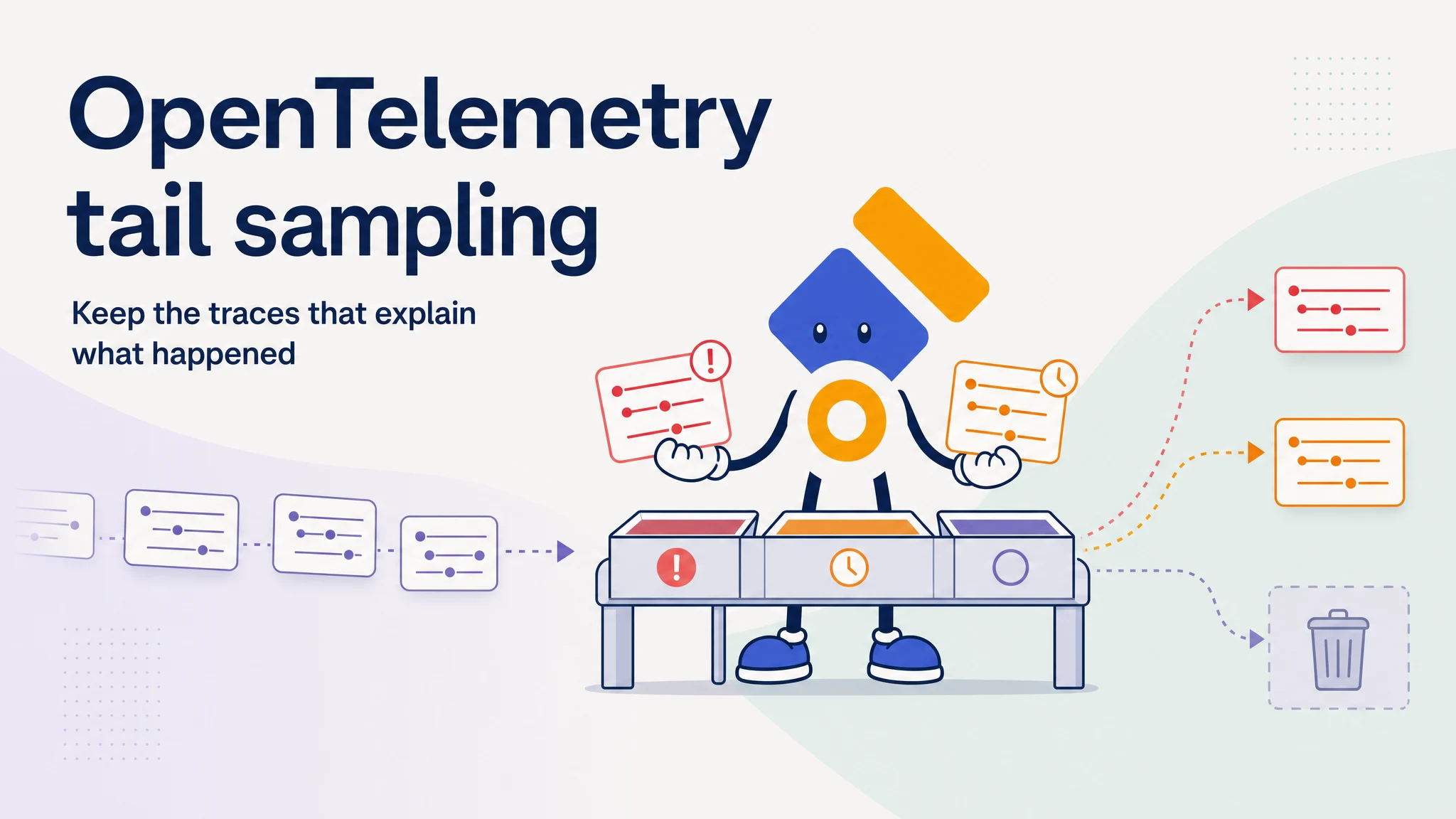 OpenTelemetry tail sampling with the Collector